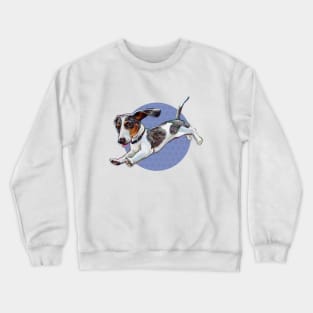 Super Cute Dachshund Pattern Crewneck Sweatshirt